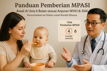 MPASI 4 Bulan: Bisa dimulai, namun konsultasikan dengan dokter sesuai kebutuhan bayi.